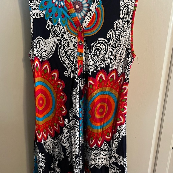 Vibrant Boho Patterned Top - Picture 1 of 3